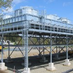 Unterkonstruktion und Tragbrücke für Luftkühler -
41 t Stahlkonstruktion,
Leistungsumfang: Fertigung