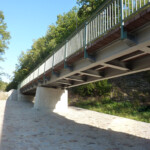 Radwegbrücke Mylau -
27 t Stahlkonstruktion,
Leistungsumfang: statische Berechnung, Konstruktion, Fertigung und Montage